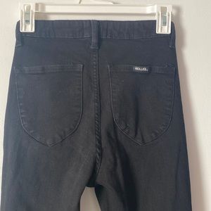 Sz 27 Rollas jeans slight flare high waisted